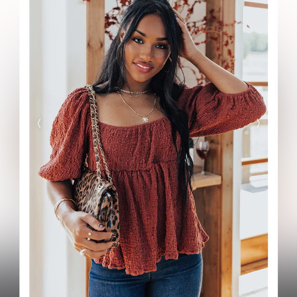 NWT Shop Impressions On My Way To You In Aurora Red Top Small